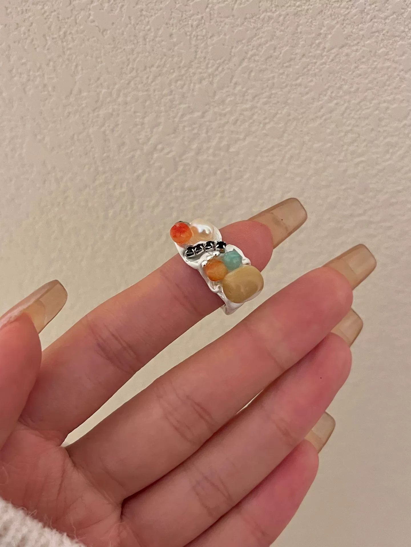 Makennah Colorful Stone Ring - Color D