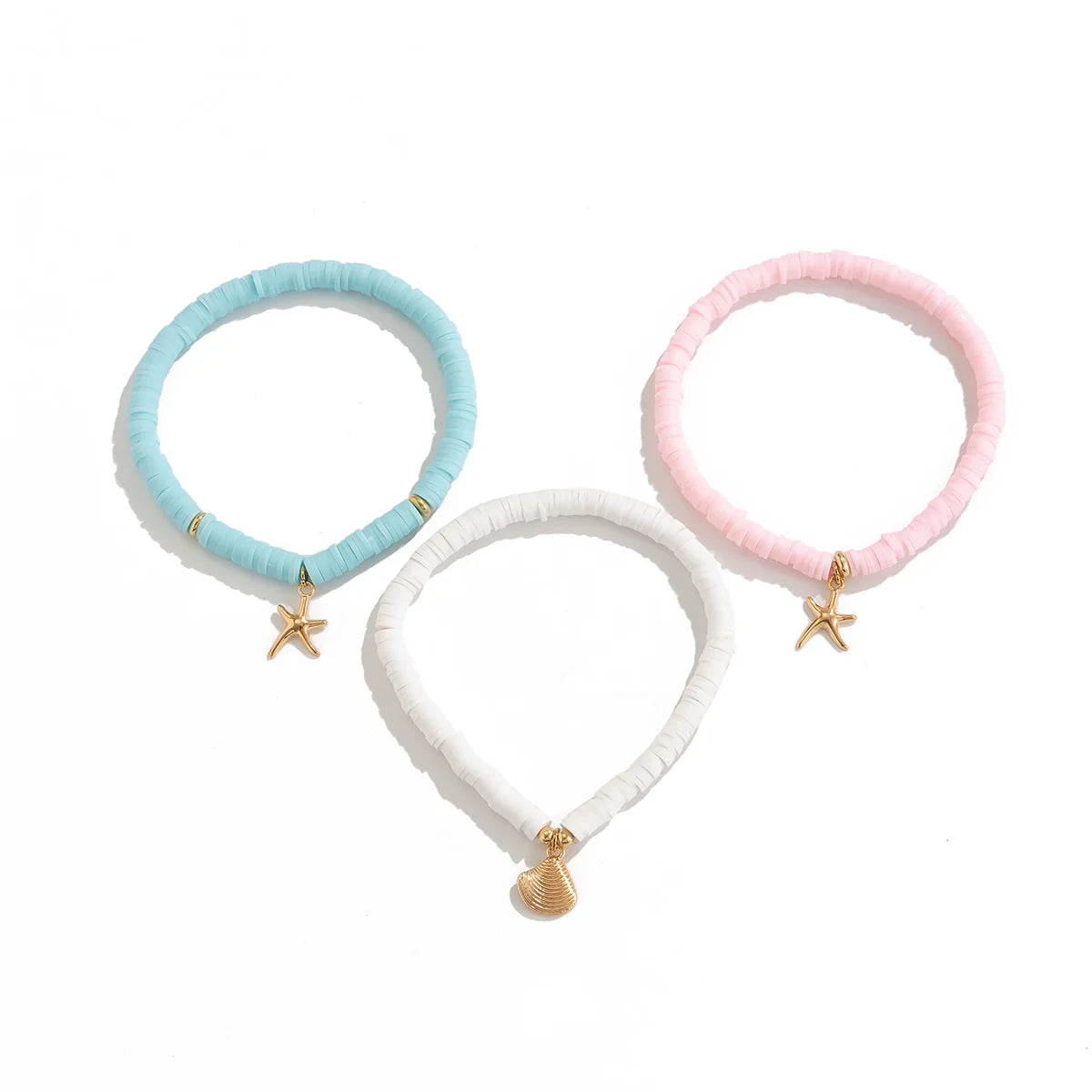 Hasset Ocean Charm Anklet Set - 3-piece set