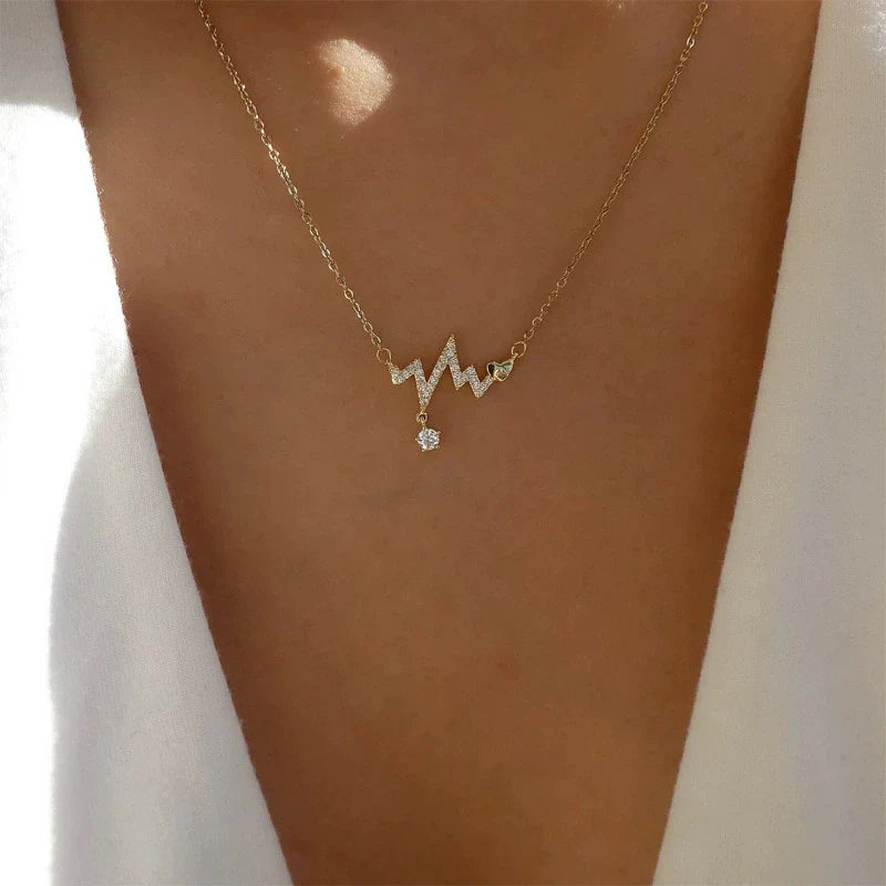 Brileigh Crystal Triangle Necklace - N0310-7