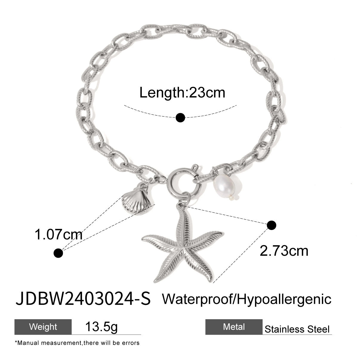 Atalia Ocean Charms Bracelet - JDBW2403024-S [G8PF69DT]