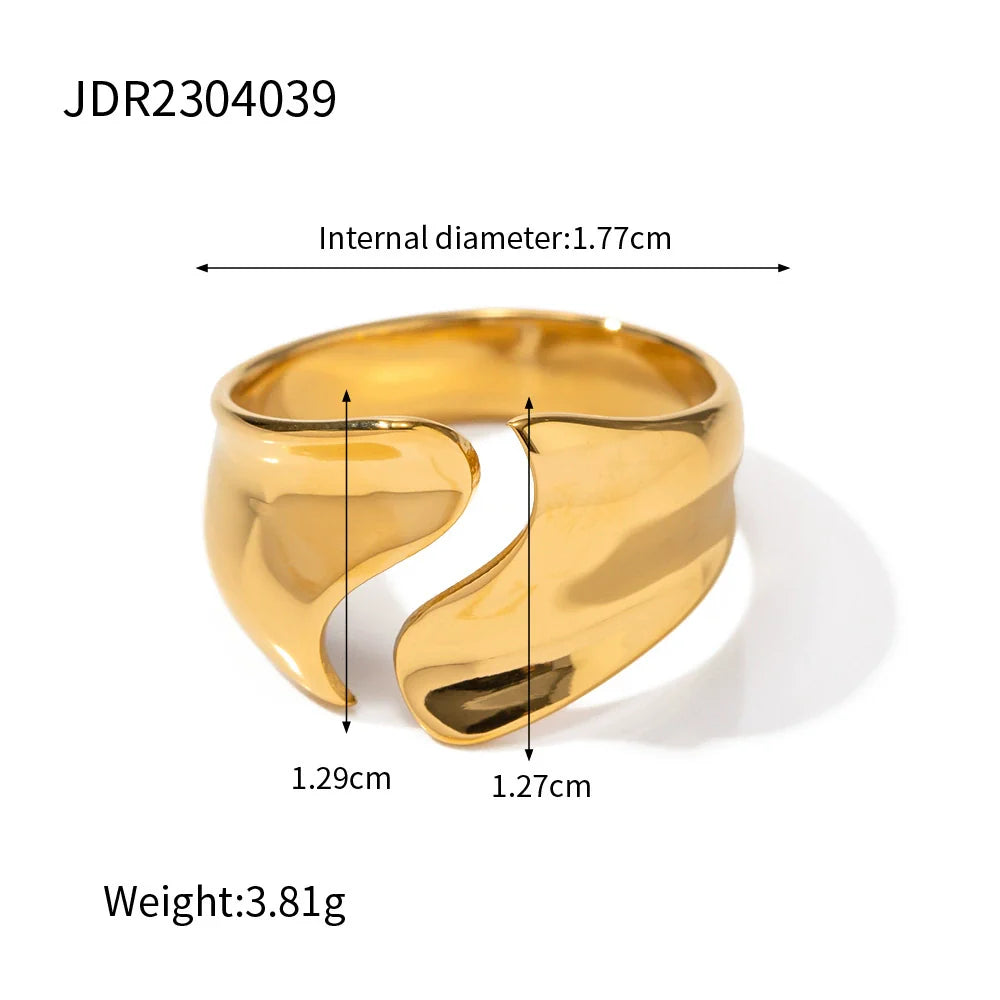 Chevelle Sculptural Open Ring - JDR2304039