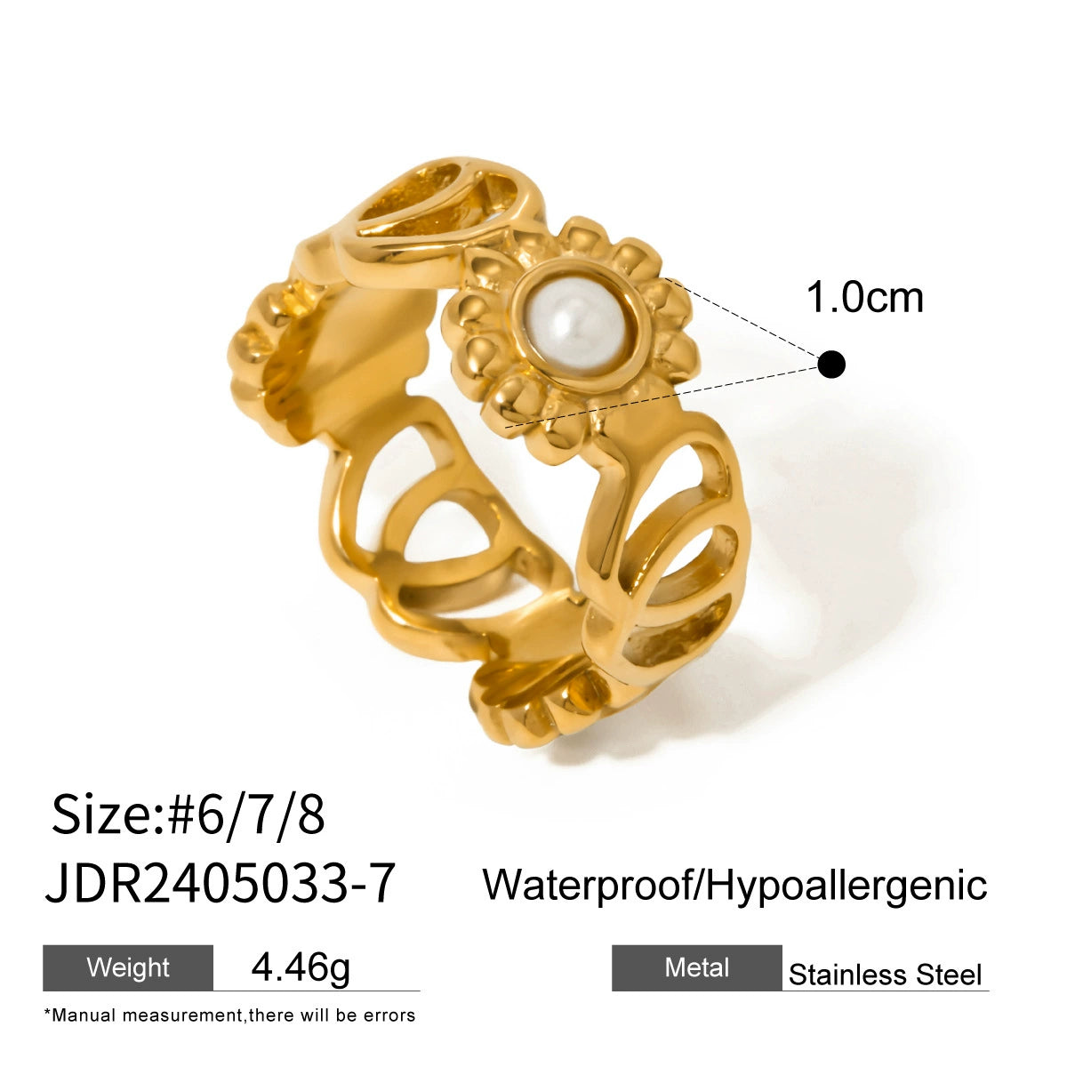 Catarina Dainty Pearl Ring - JDR2405033-7 [XAEZQMNB]