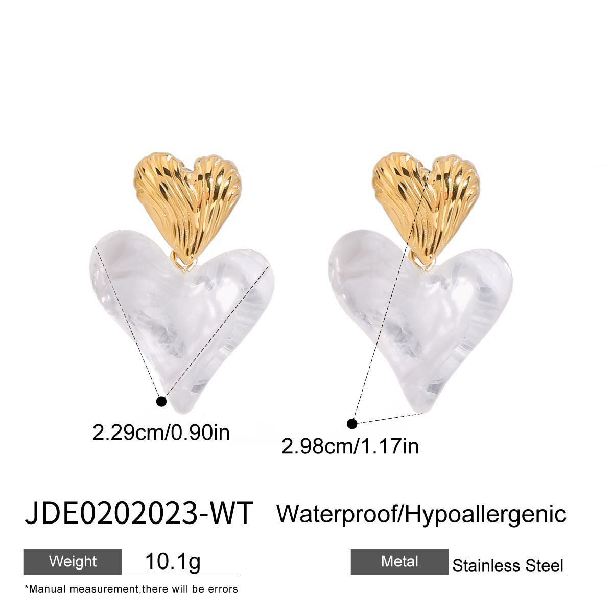 Shawna Sculptural Heart Earrings - Silver Tone [8UKK7G92]