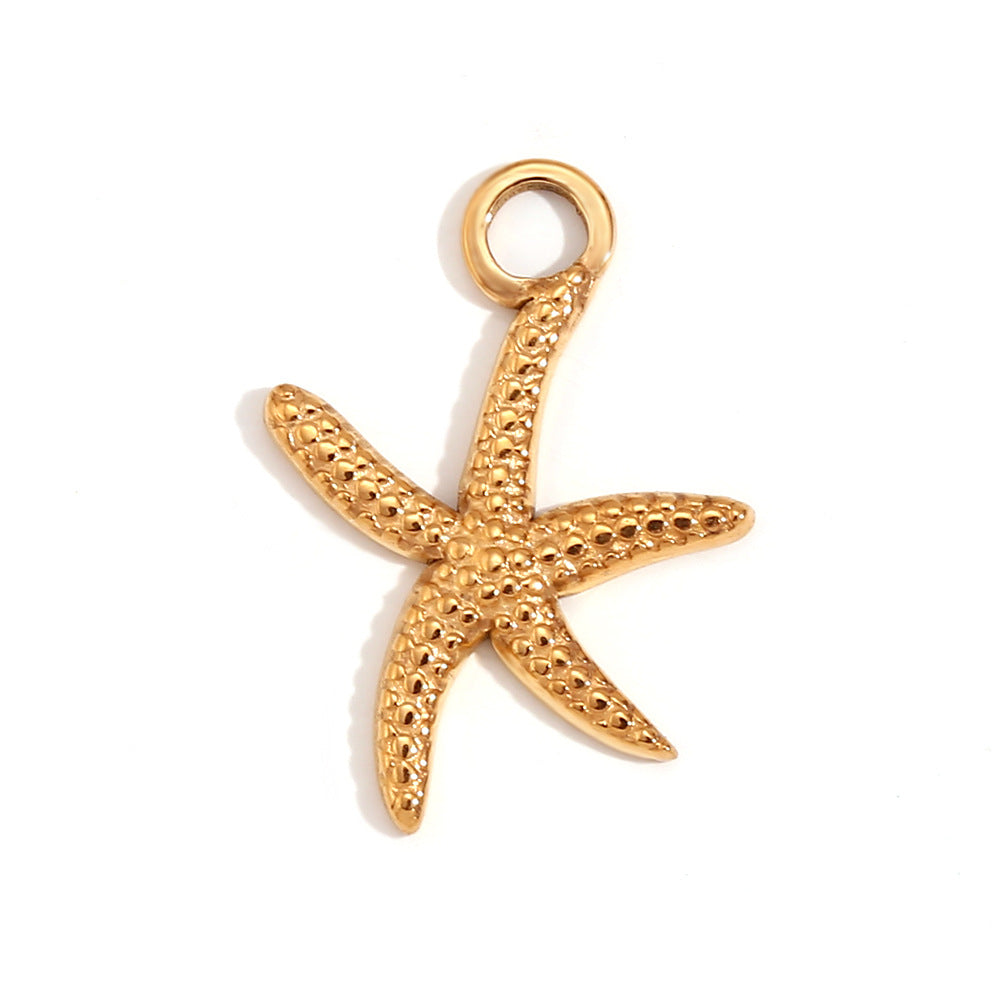 Kalayah Geometric Celestial Charms - Starfish Pendant [QVP51J7G]