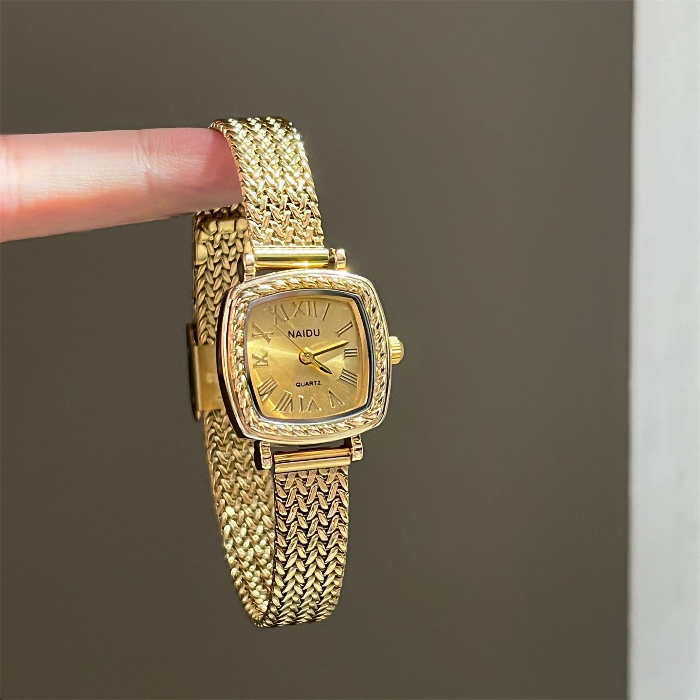 Jaide Vintage Wheat Watch - Gold Band Gold Face [XXQBSJAD]
