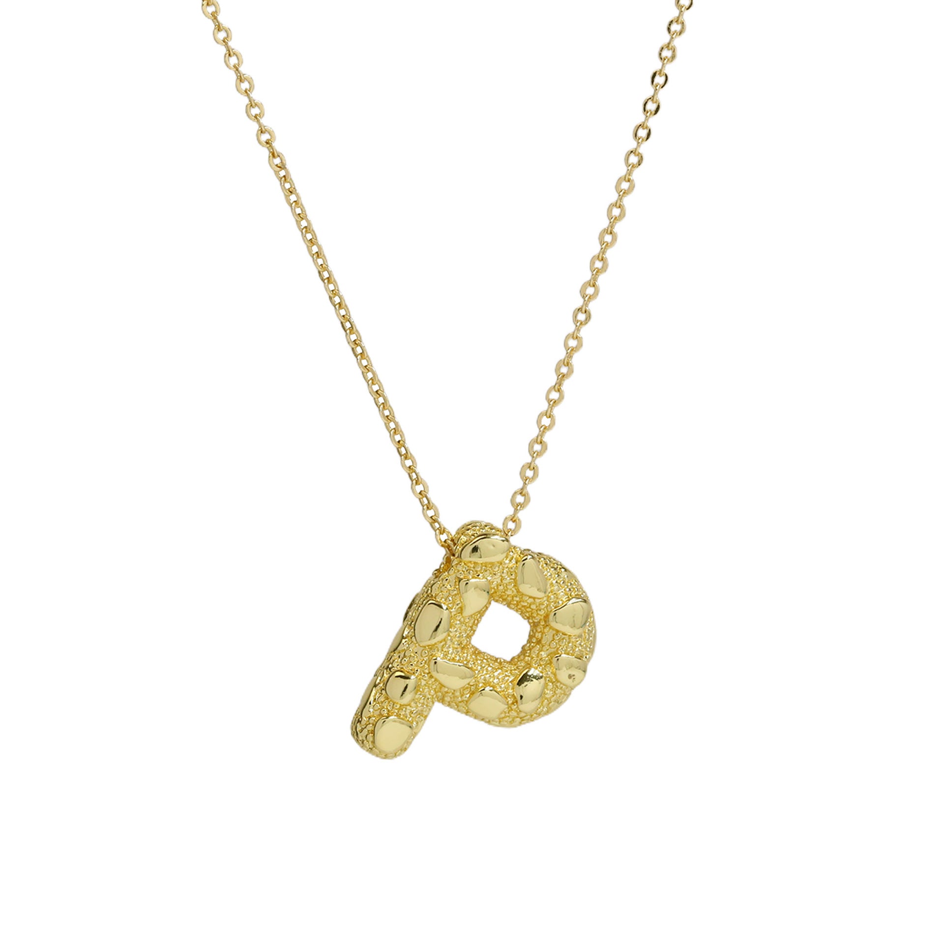 Akari Bubble Letter Necklace - P [M8ODXNHK]