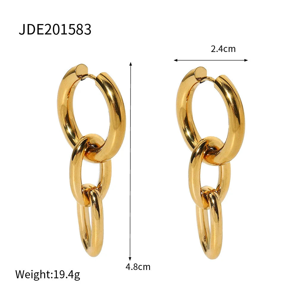 Anevay Chunky Link Drop Earrings - JDE201583