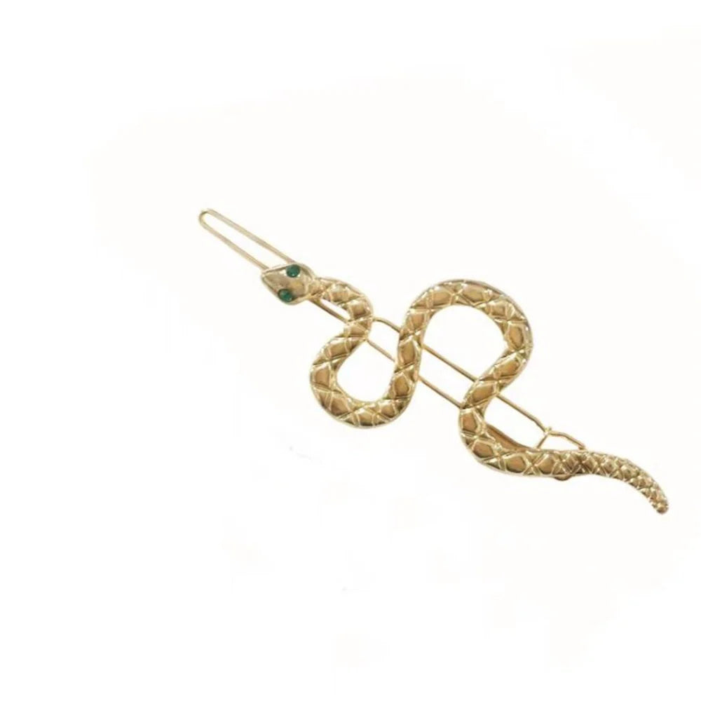 Rayah Serpent Hair Clip Necklace - Gold Plated (1 pc)