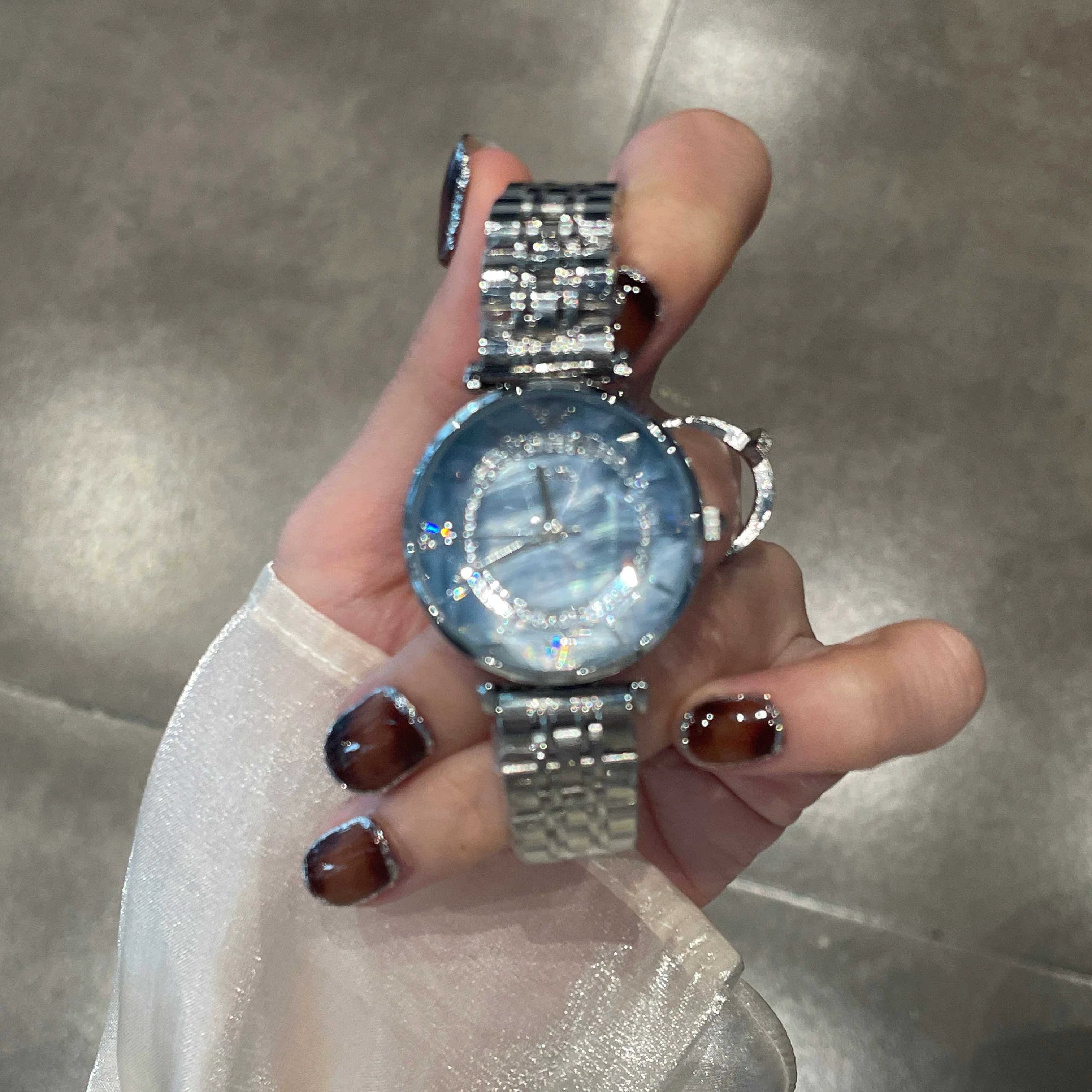 Raegen Crystal Wrist Watch - Blue
