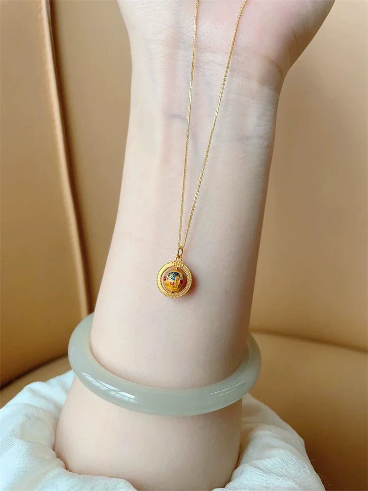 Jacklynn Celestial Pendant Necklace - Zaki Lamu Necklace
