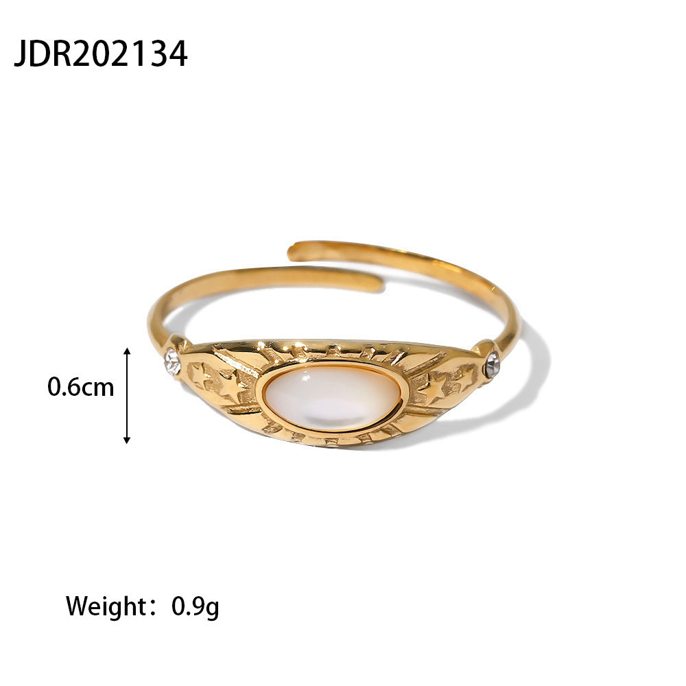 Grey Statement Gemstone Ring - JDR202134 [NN5YPWVP]