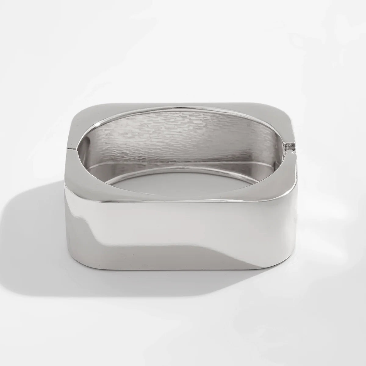 Adalida Geometric Cuff Bracelet - Silver