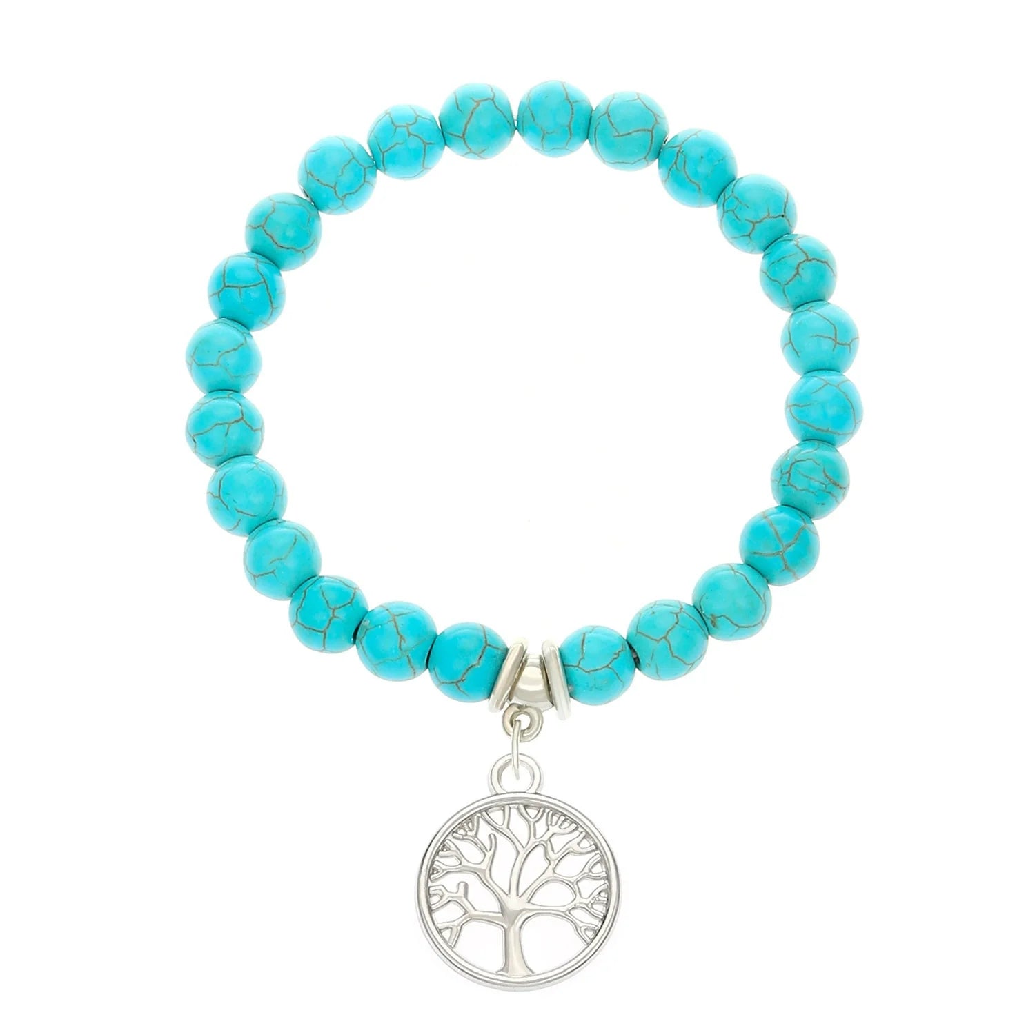 Temperance Stacked Cross Bead Bracelet - 21