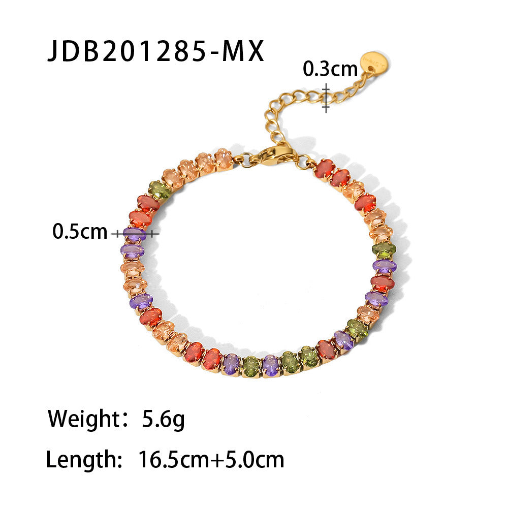 Iyla Sparkling Zircon Bracelet - JDB201285-MX [K2IMS323]