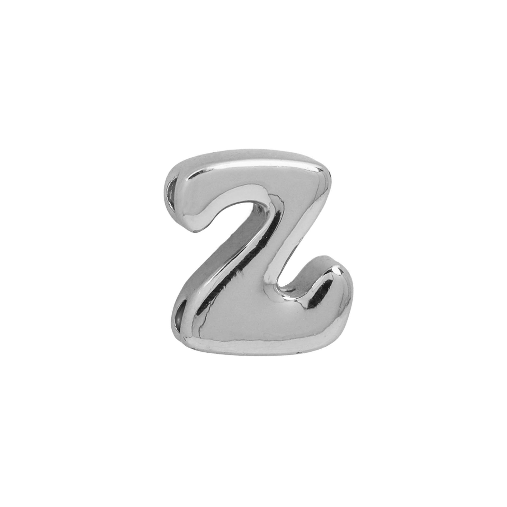 Aviva Brass Letter Pendant - Silver Z (Pendant Only) [77JYFOE3]