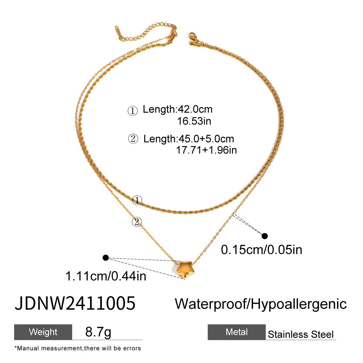 Alaa Multi-layer Heart Necklace - JDNW2411005 [6J8O74SL]