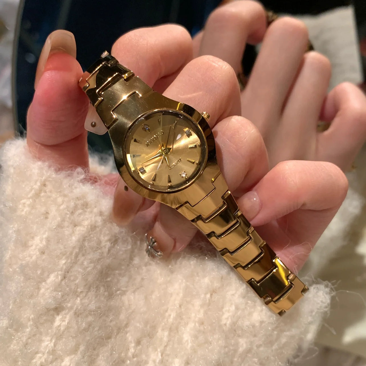 Alexiana Petite Crystal Watch - Crystal Dial