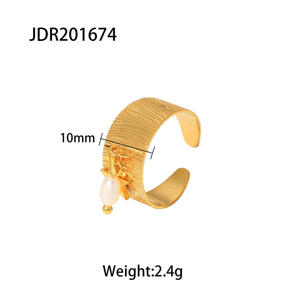 Aadya Stainless Steel Pendant Ring - JDR201674 [EZAG91QV]