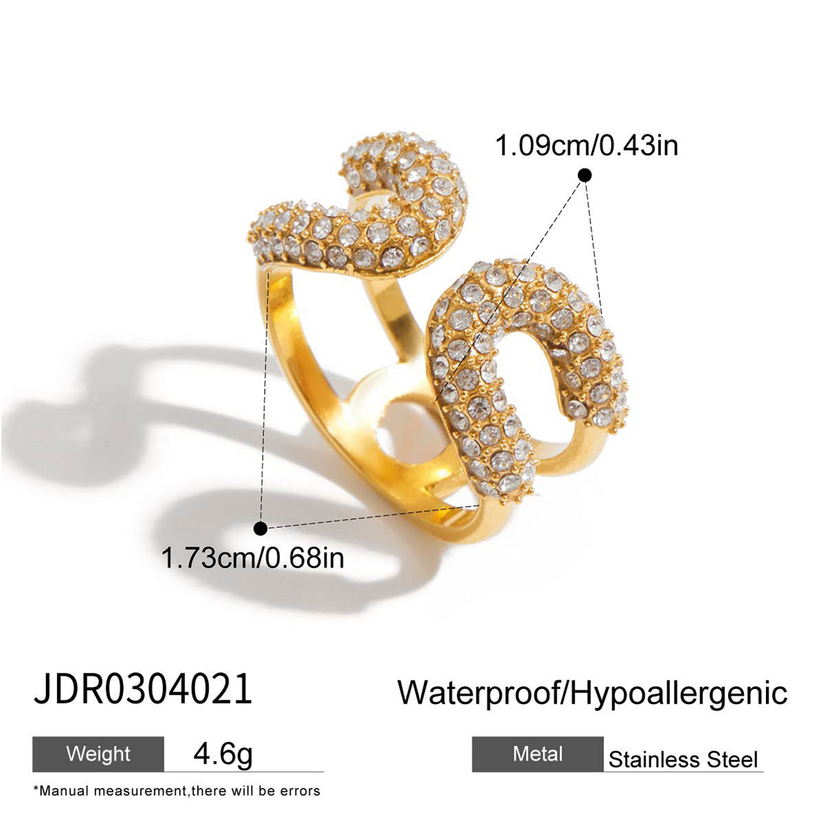 Nila Geometric Band Ring - JDR0304021 [KSZ9MGWJ]