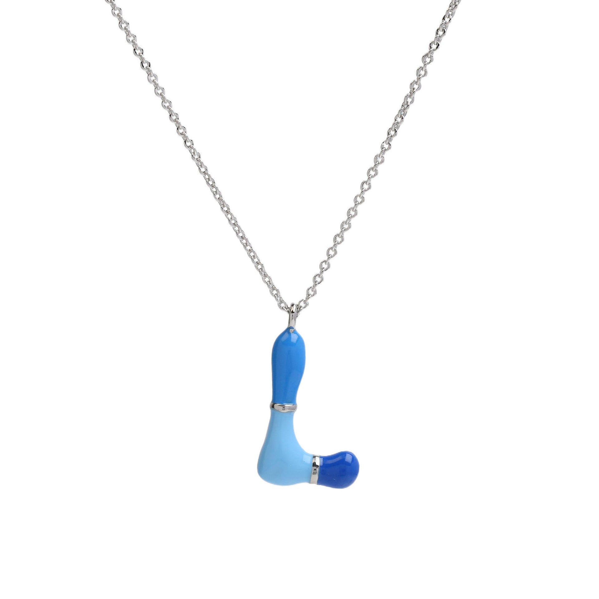 Victory Initial Bubble Necklace - Necklace L [2TJOSPQS]
