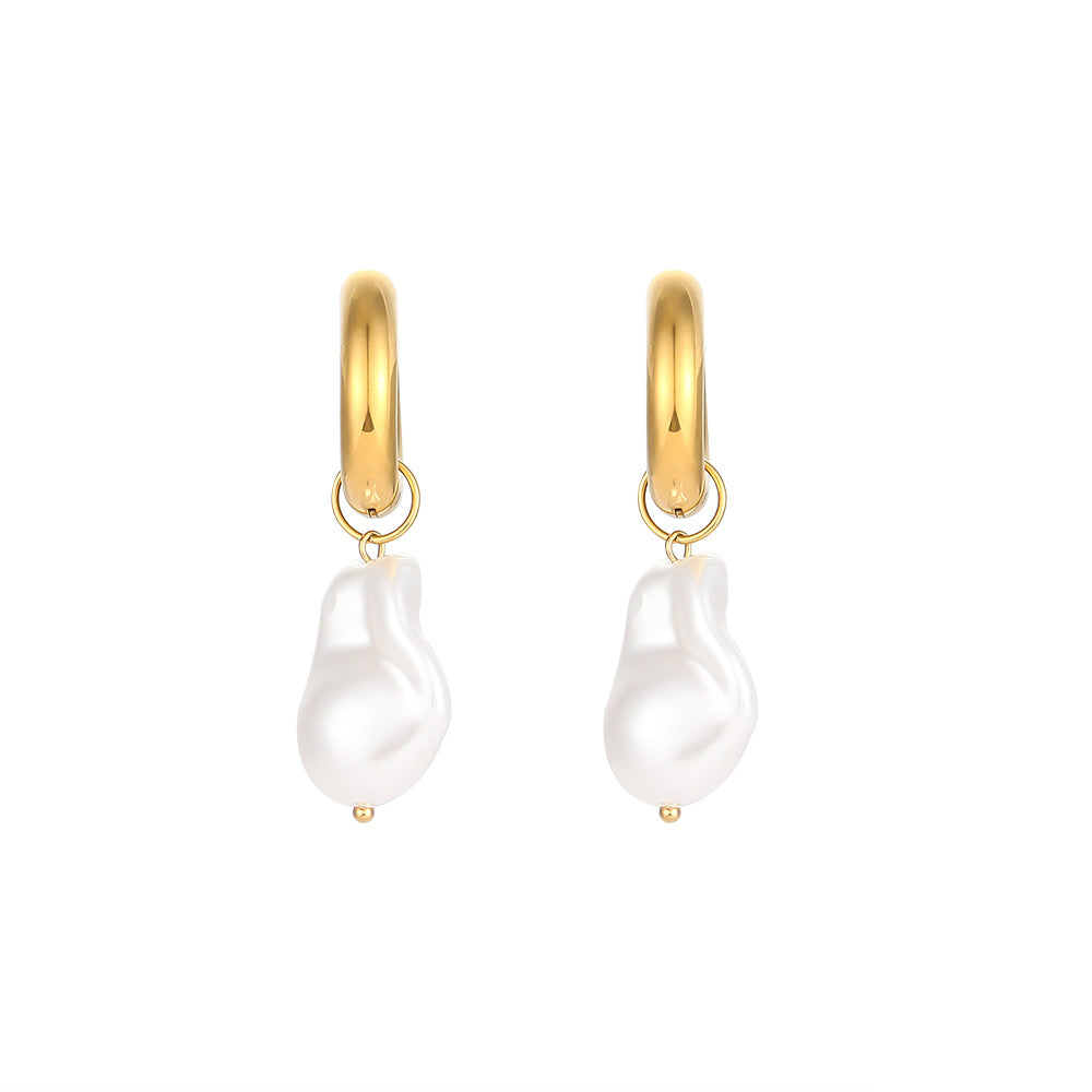 Siyona Freshwater Pearl Collection - Pearl Pendant Earrings [AZD5Z0PY]