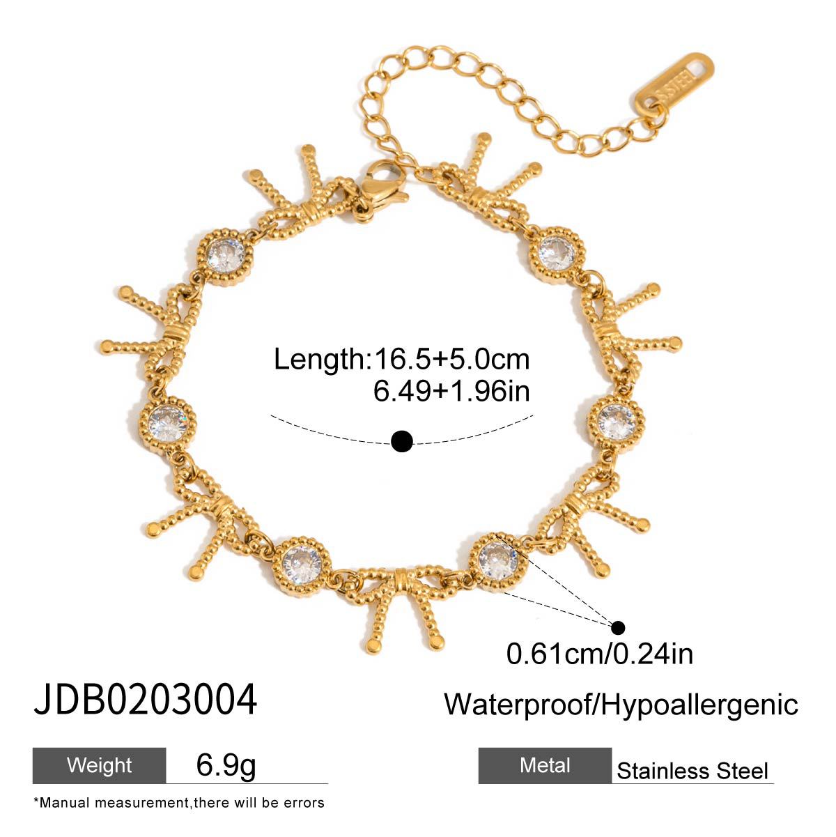 Denali Layered Zircon Bracelets - JDB0203004 [K7323BBC]