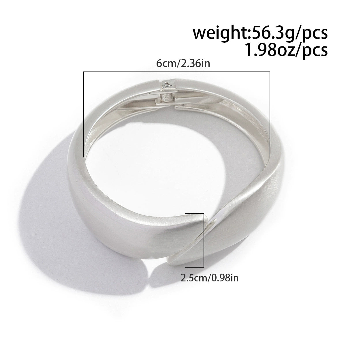 Ashtynn Modern Matte Jewelry - 01 Bracelet Brushed Silver [5F0LQ104]
