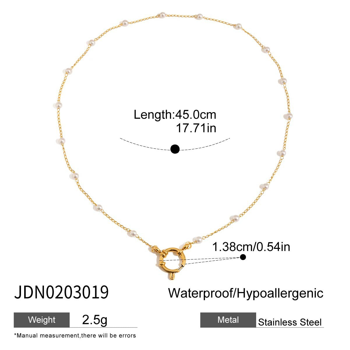 Rosslyn Customizable Chain Necklace - JDN0203019 DIY Necklace [4YIK78M8]