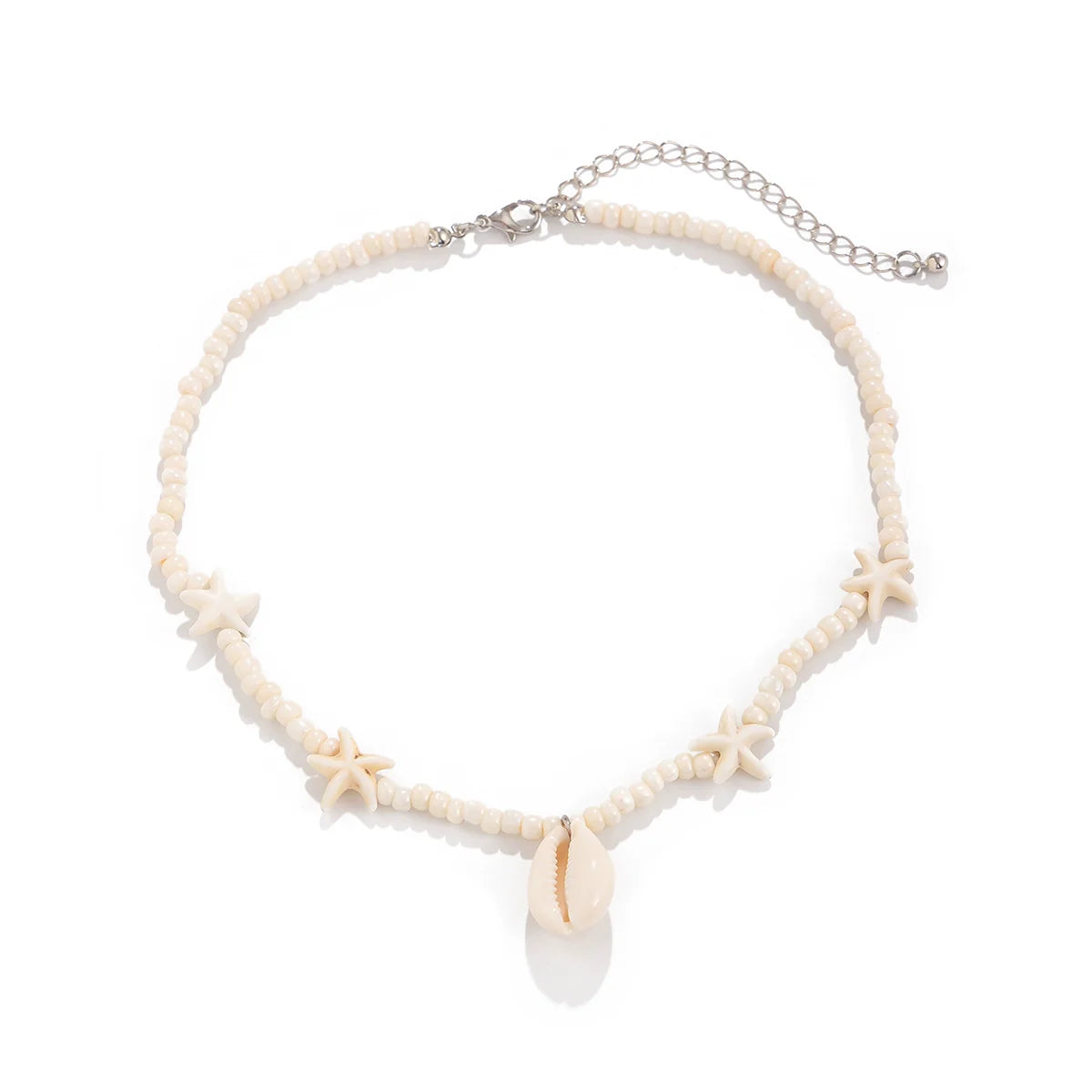 Amarianna Ocean Charm Necklace - Off-white Starfish
