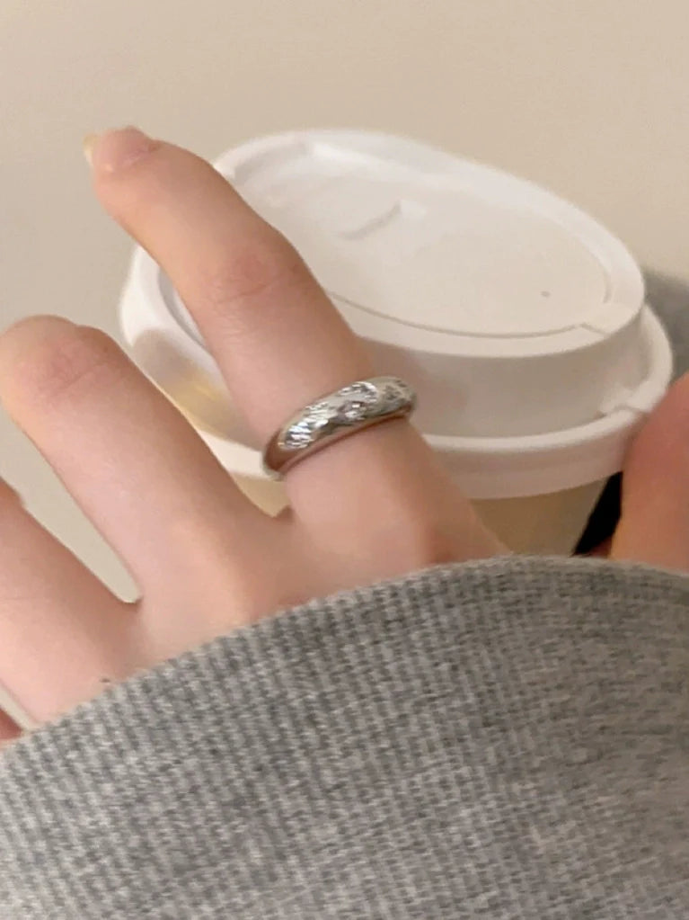 Adama Cosmic Open Ring - Moon Ring