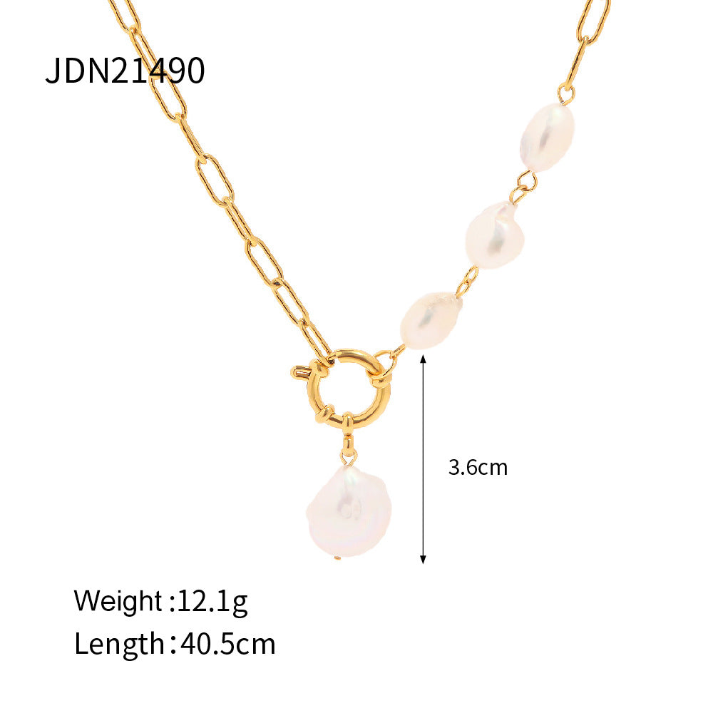 Tyleigh Baroque Pearl Necklace - JDN21490 [YSMXWPG9]