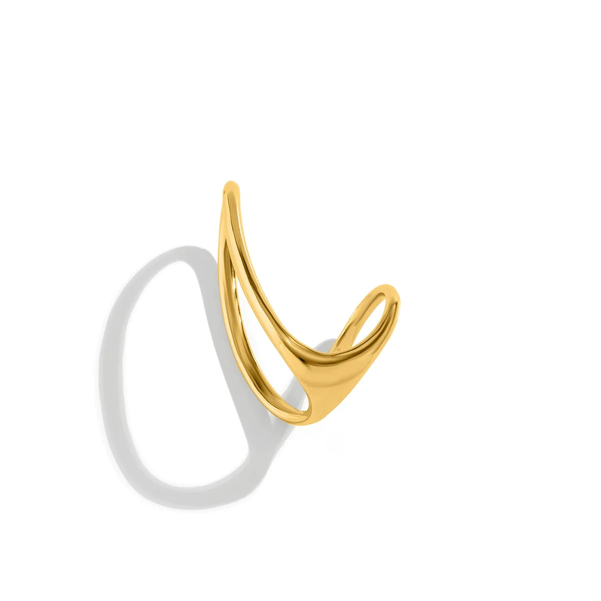 Kayce Modern Open Ring - Gold