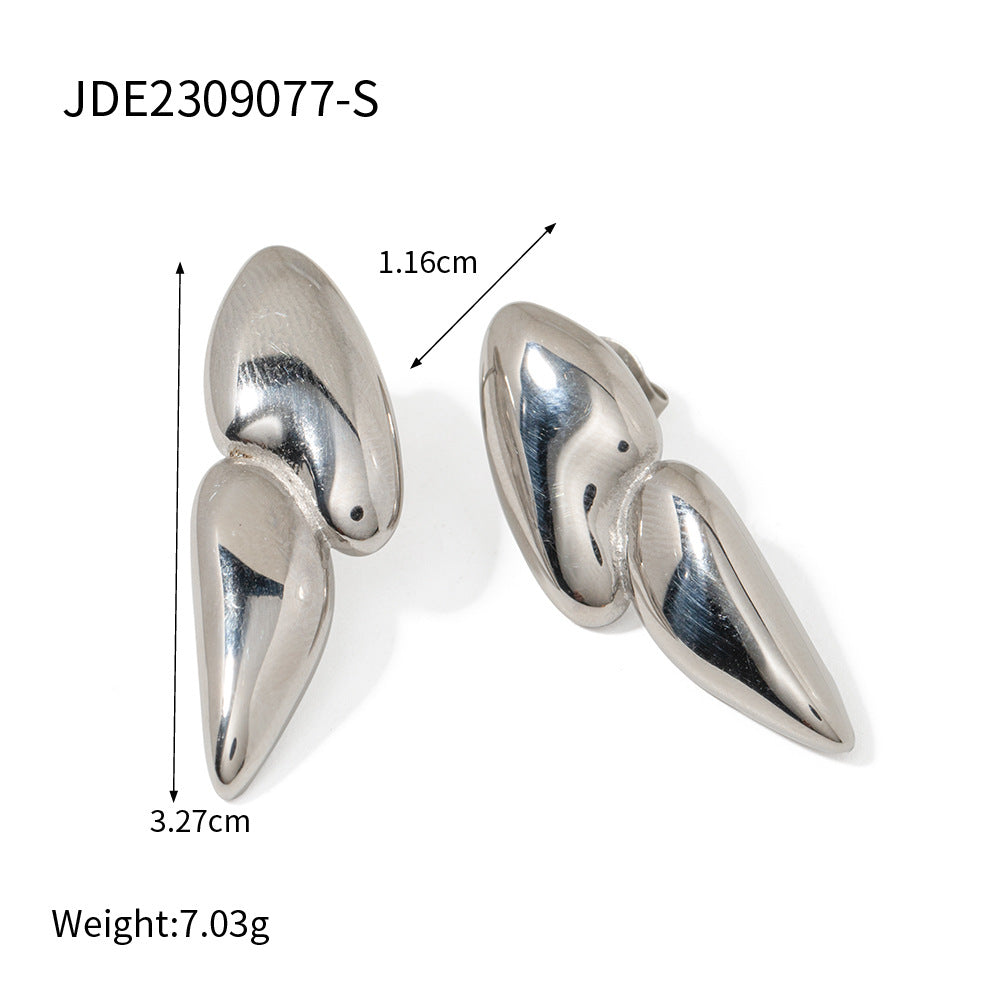 Albany Lava Stud Earrings - JDE2309077-S [BIZHLTFC]