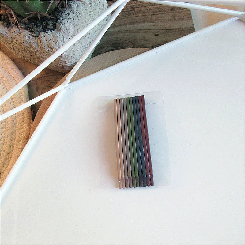 Kaliya Frosted Barrette Clips - Moraka Straight [SFS8UANL]