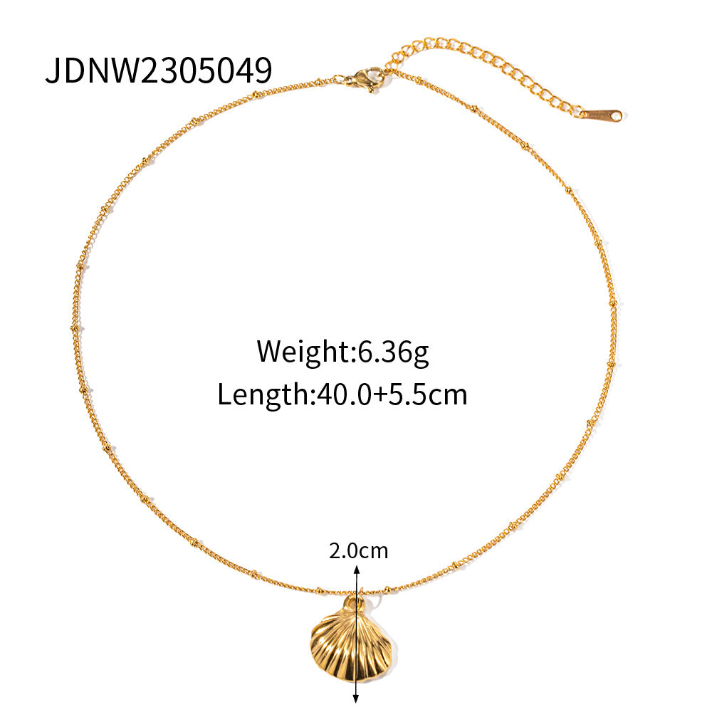 Tyanna Pearl Shell Necklace - JDNW2305049 [RB5PQ6C2]