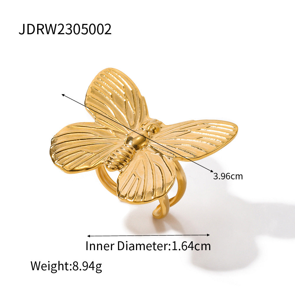 Merci Clover Zircon Ring - JDRW2305002 [KOEVUTTH]