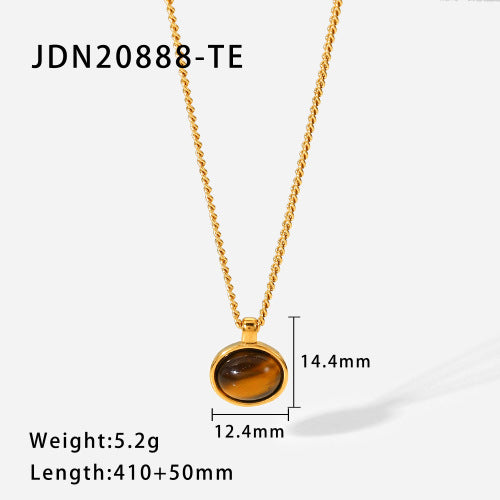 Quinley Chunky Gemstone Ring - JDN20888-TE [FT642L4S]
