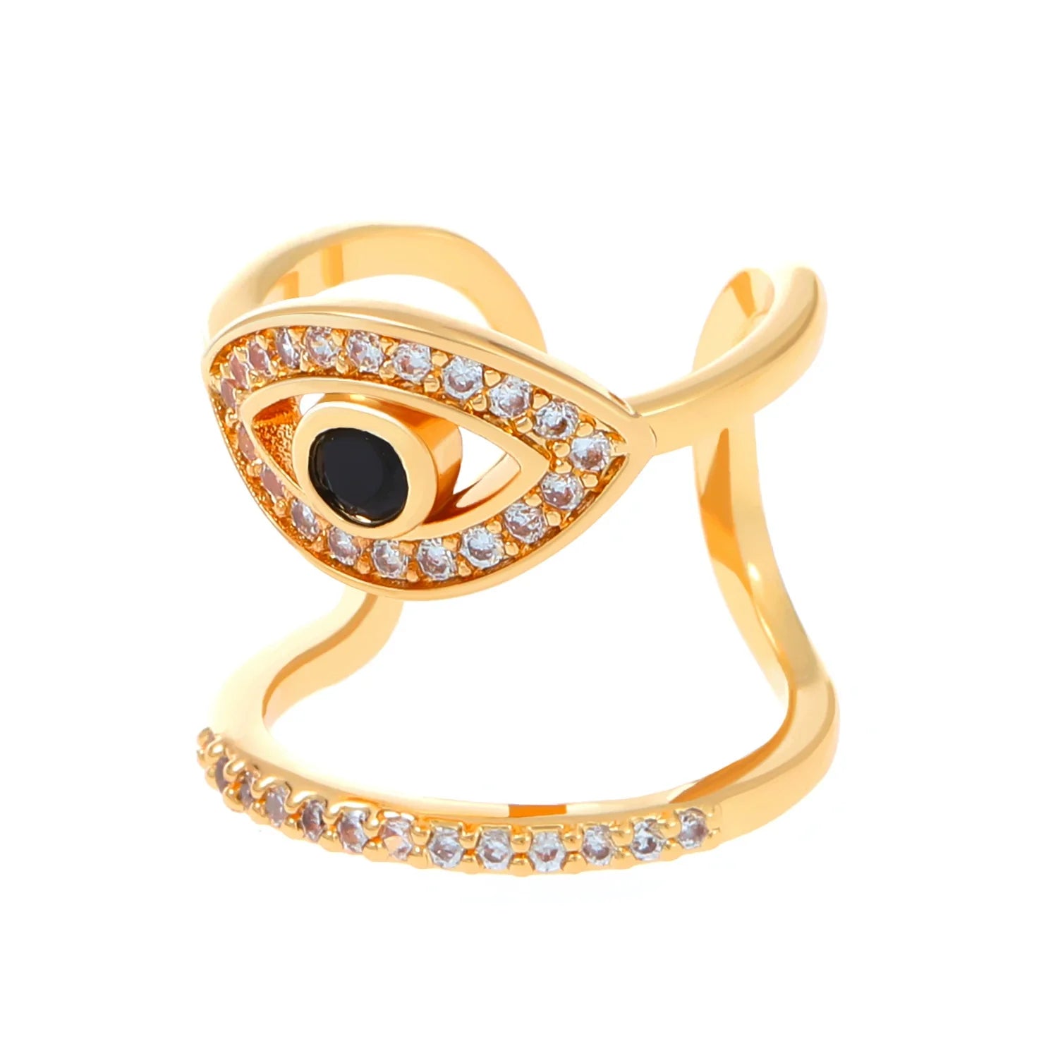 Kristi Geometric Nail Rings - KC Gold K-517