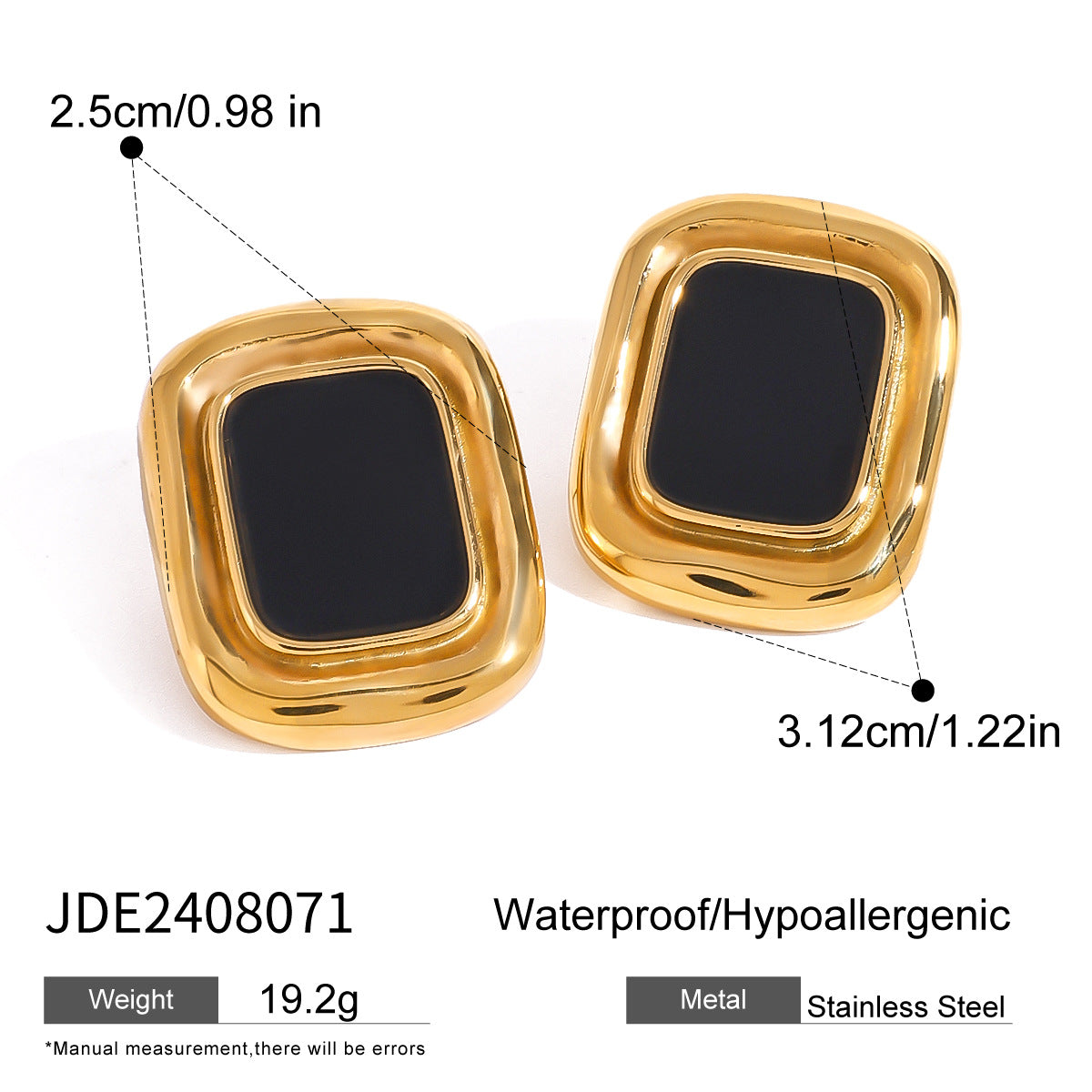 Braelynne Exaggerated Cat's Eye Earrings - JDE2408071 [EYVS15LL]