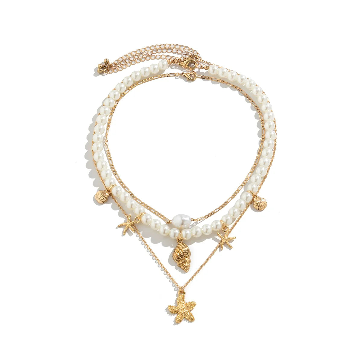 Althea Layered Ocean Necklace Set - 3-Piece Set