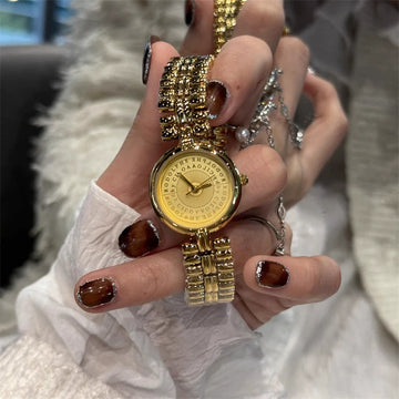 Avery Vintage Metal Watch - Gold