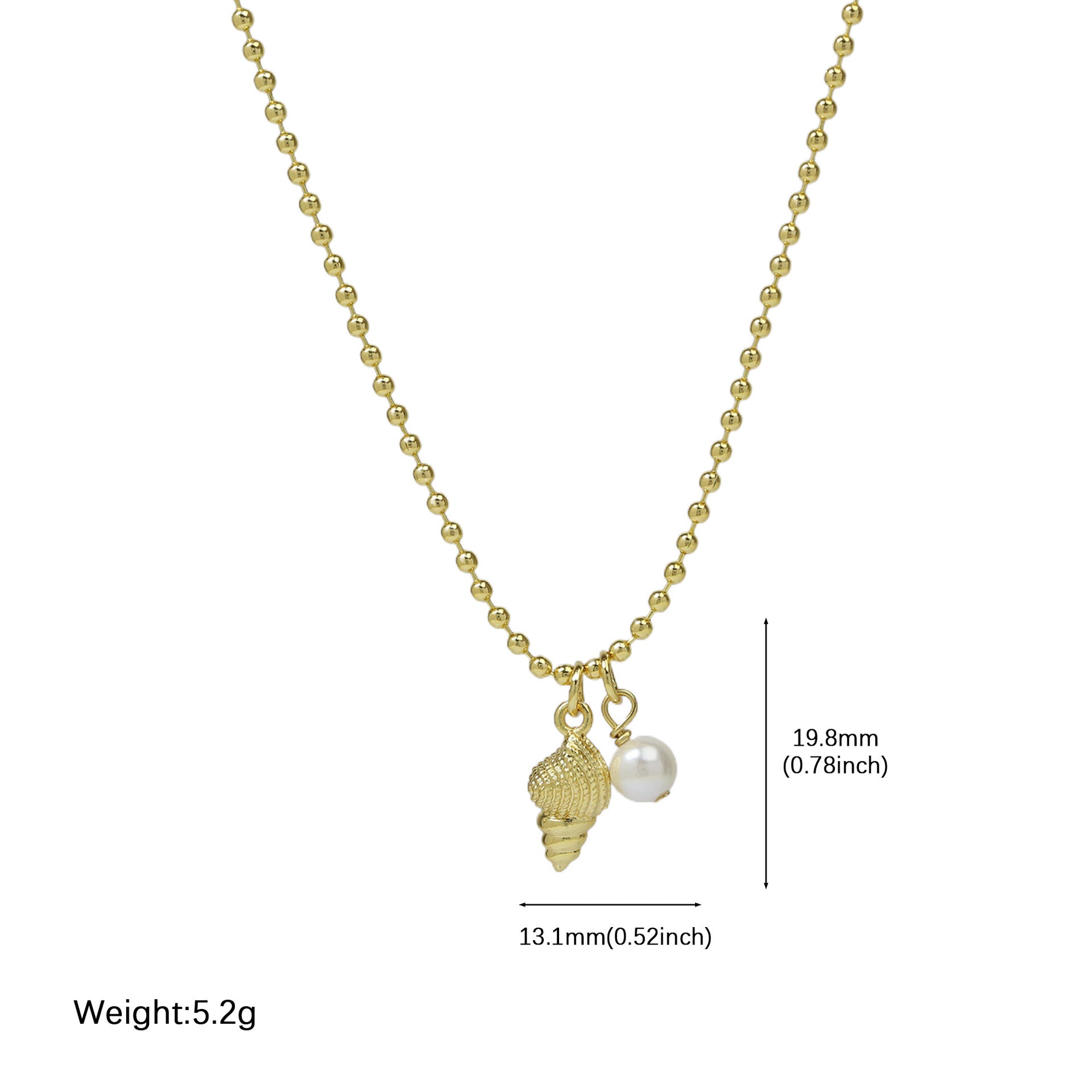 Lynley Ocean Charm Necklace - Style 5 [PCQLUFMA]