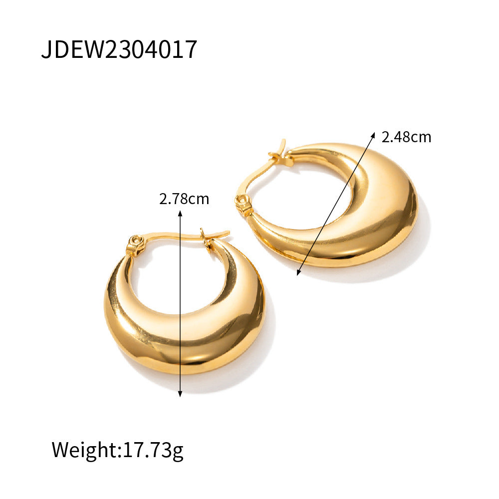 Sapphire Luxe C-Shaped Earrings - JDEW2304017 [2PUB13X4]