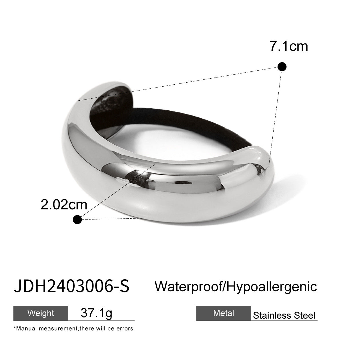 Aasiyah Sleek U-Shape Hair Tie - JDH2403006-S [28HF2VP5]