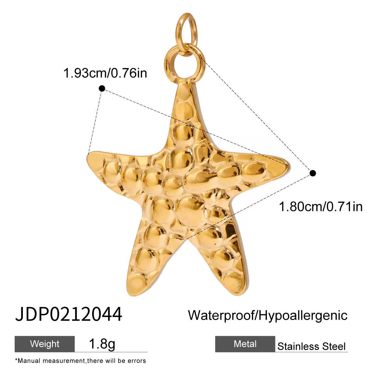 Kaylea Titanium Charm Pendants - JDP0212044 [A7Z7WCOL]