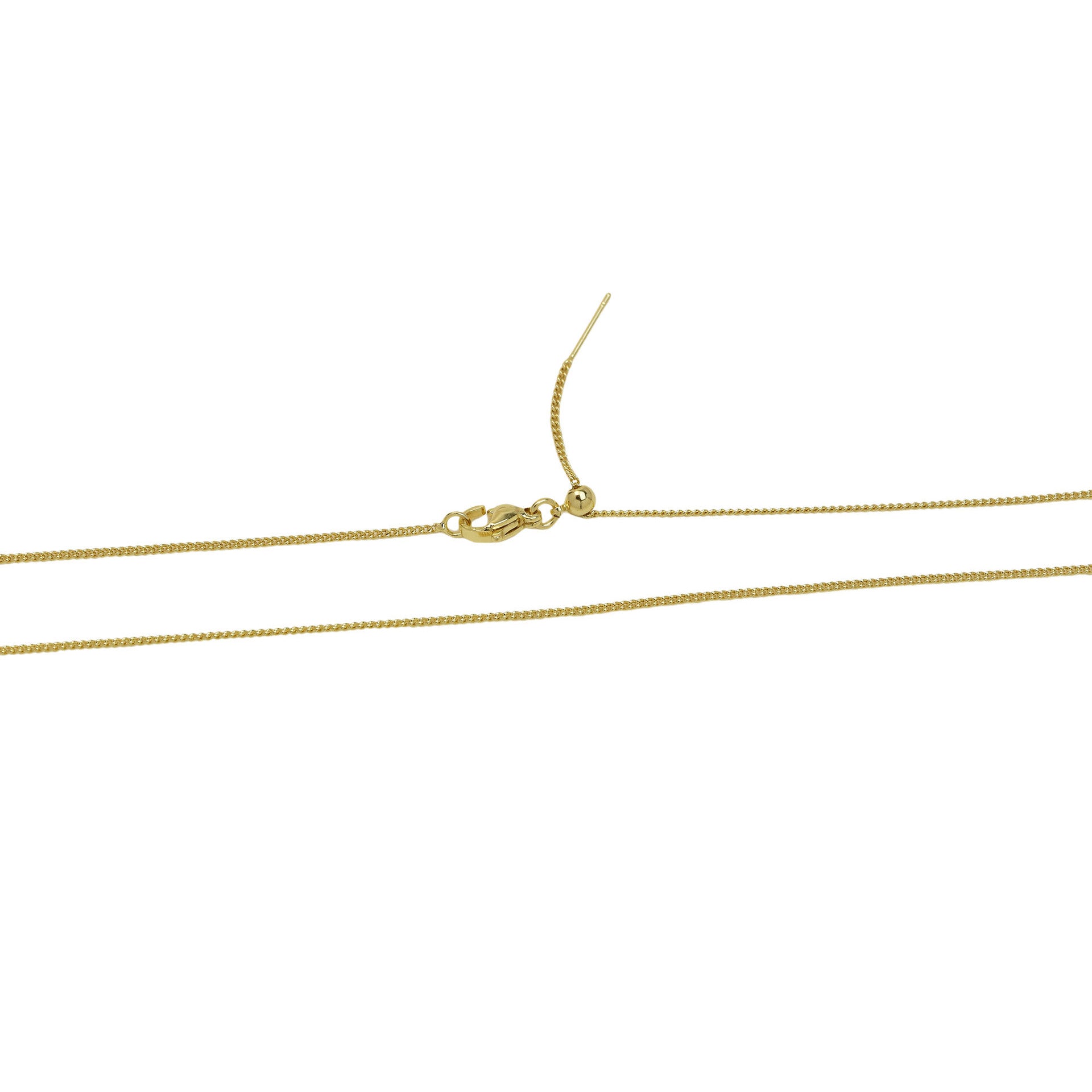 Aviva Brass Letter Pendant - Universal Gold Side Chain [PF8QGY3D]