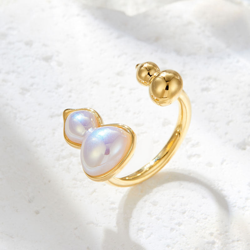 Fenix Gourd Adjustable Ring - Gold-Tone [RTE504IN]