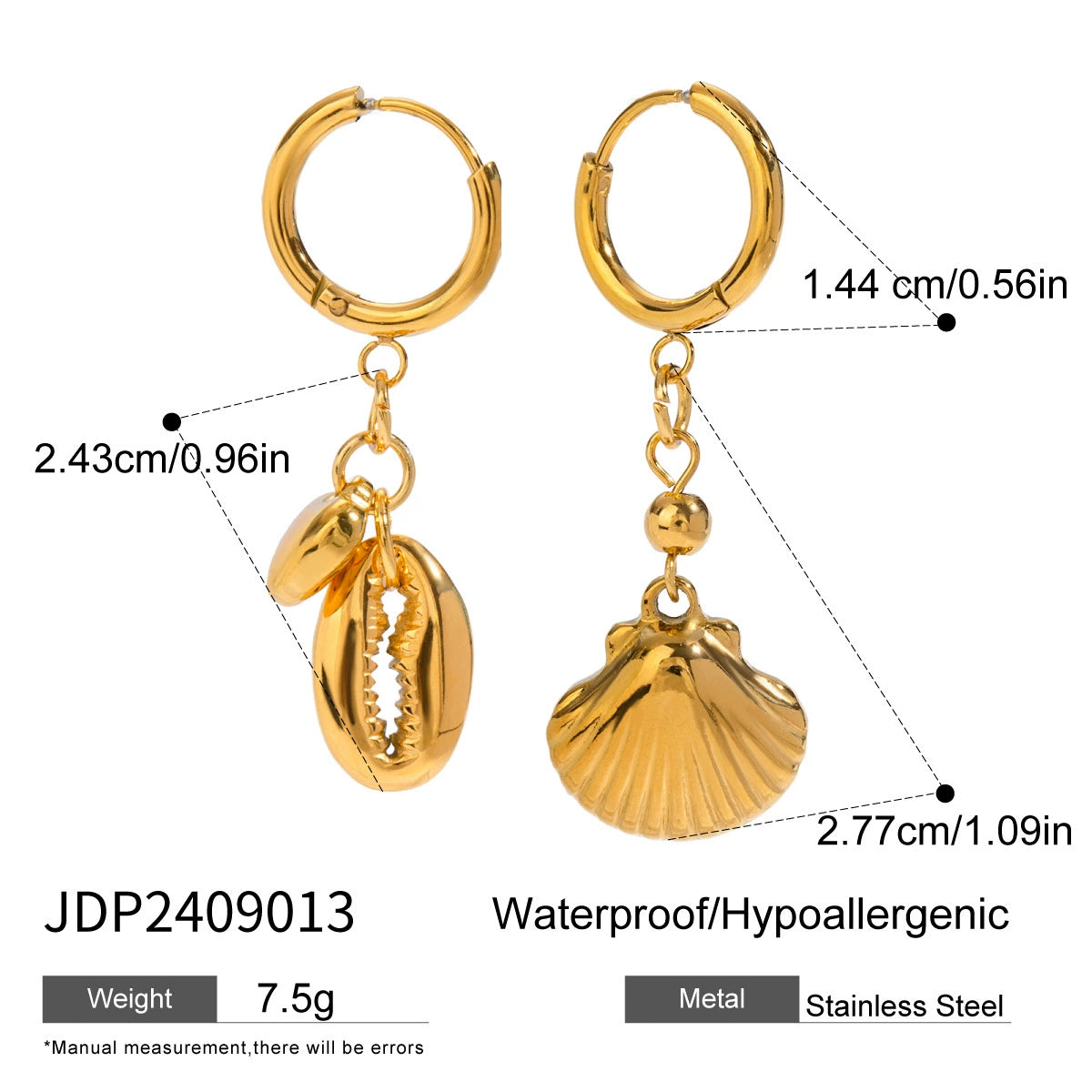 Macee Coastal Charm Earrings - JDP2409013 [VE8KMOVX]