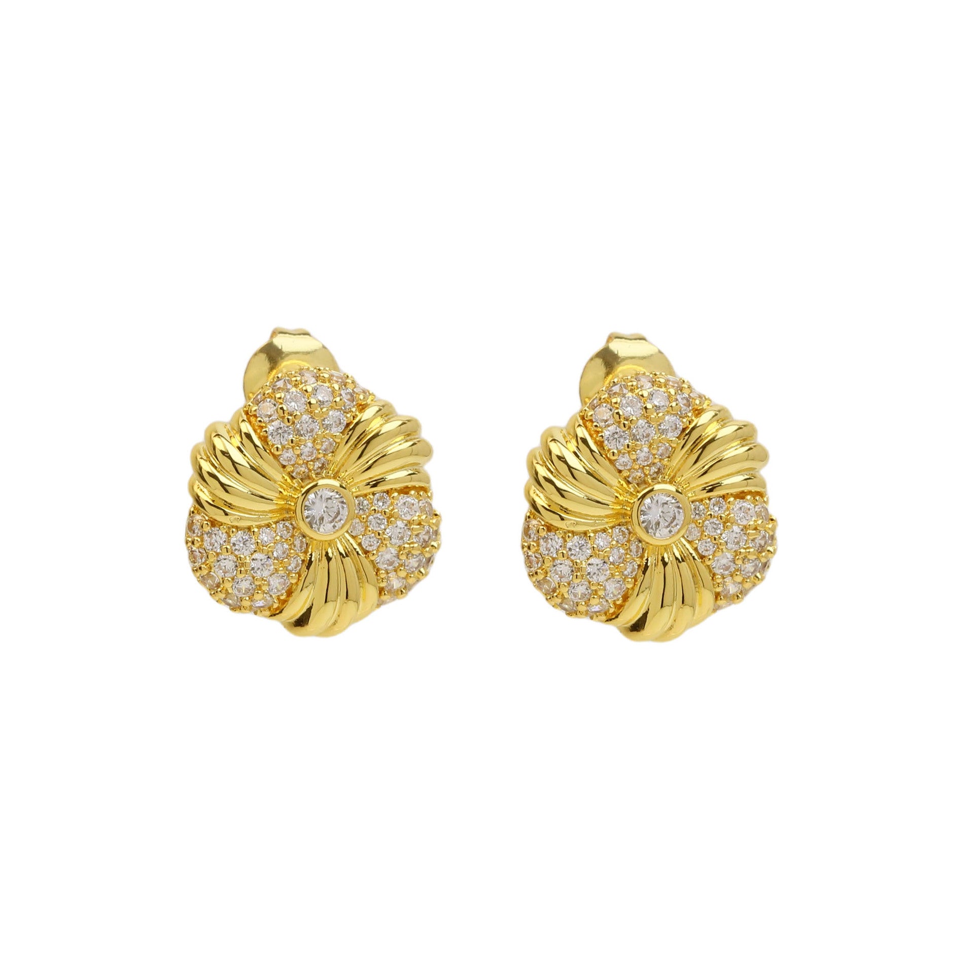 Storie Delicate Gold Bloom Earrings - Gold [QVWN8RO5]
