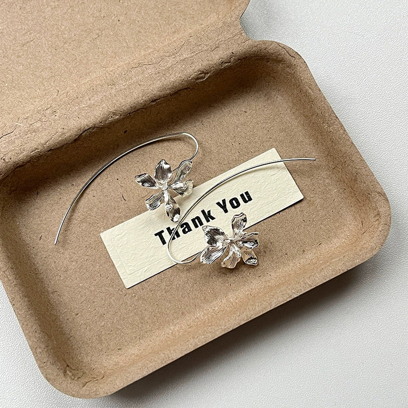 Delanie Iris Palace Earrings - Iris Flower Earrings [MPP96L6C]